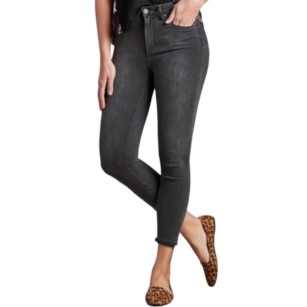 Articles of Society Antique Black Released Hem Skinny Jeans